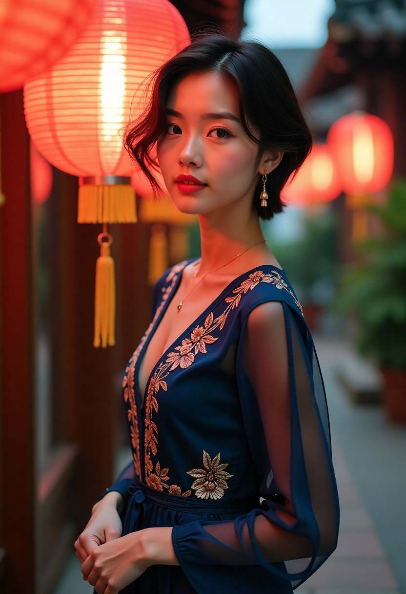 台风将至的雾港街巷